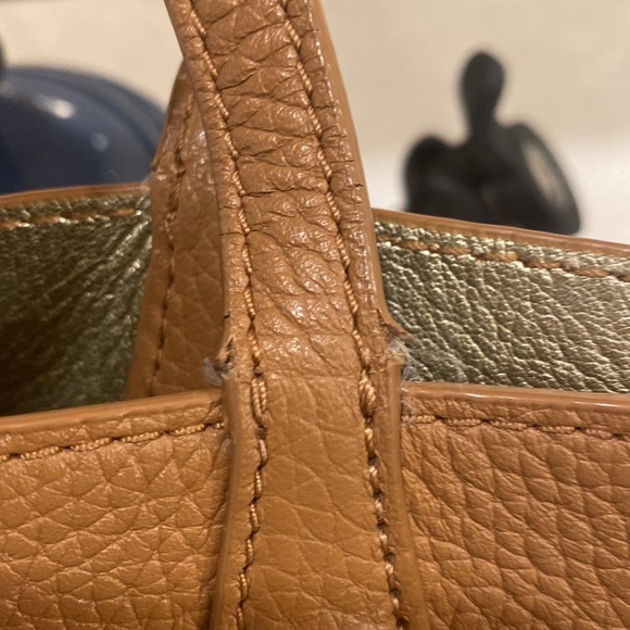 Tory Burch Tan Over the Shoulder Catch All Tote - Picture 8 of 10